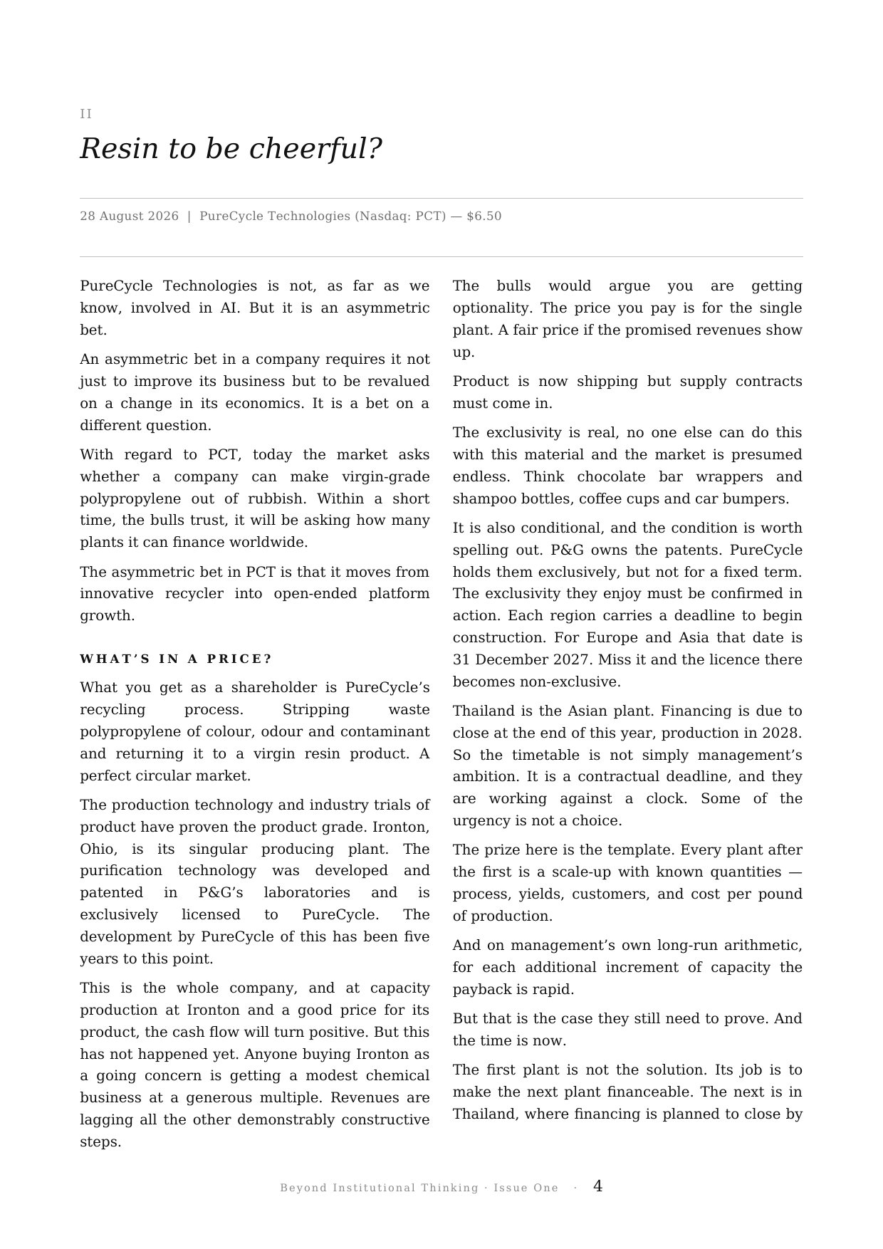 Issue One, page 4