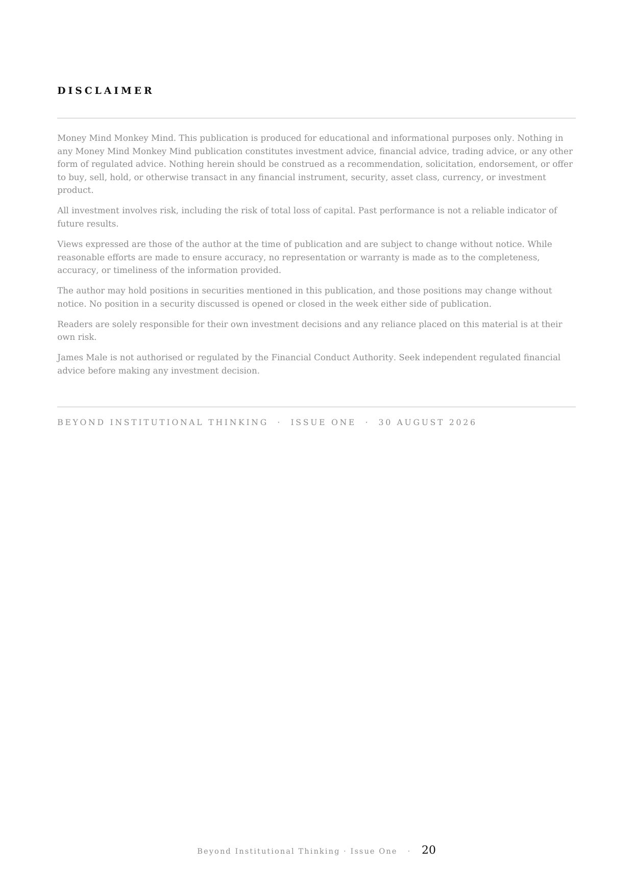 Issue One, page 20